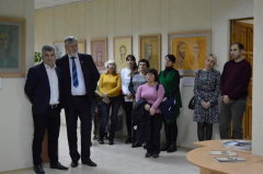 В Гагаринском районе открылась выставка живописи, графики, иконы «Благословением праведных возвышается город»