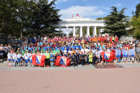 «Напутствие»: юным футболистам вручили флаг города