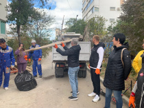 Гагаринский муниципалитет организовал субботник по расчистке подвалов