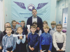 Космический урок для школьников Гагаринского района
