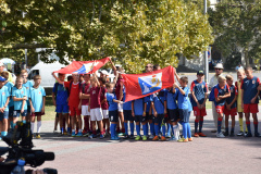 «Напутствие»: юным футболистам вручили флаг города