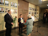 В Гагаринском районе торжественно открыли Доску почета