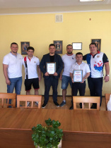 Обладатели кубков Европы по дзюдо встретились с Главой Гагаринского района