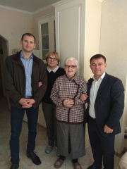 Жительница Гагаринского района Валентина Чеботарева отмечает 90-летие
