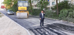 Проложено новое дорожное полотно по улице Колобова 19-21