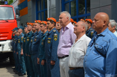 Пожарная охрана Гагаринского района отметила 60-летие со дня основания